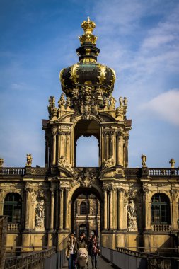 Almanya, Dresden, 03.02.2014 Zwinger palace Sanat Galerisi ve Dresden Almanya Müzesi