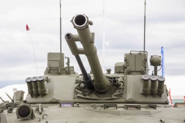 Moskova Rusya 30.06.2019 Kuleli Top. Piyade savaş aracı