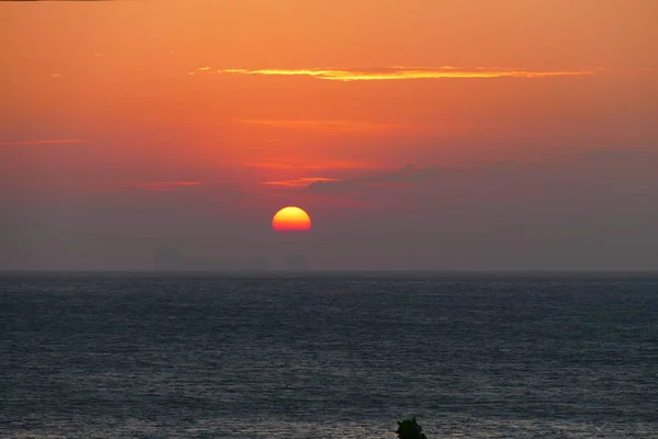 Foto Bild Eine Schöne Natürliche Köstliche Asiatische Sonnenuntergang Sonnenaufgang — Stockfoto