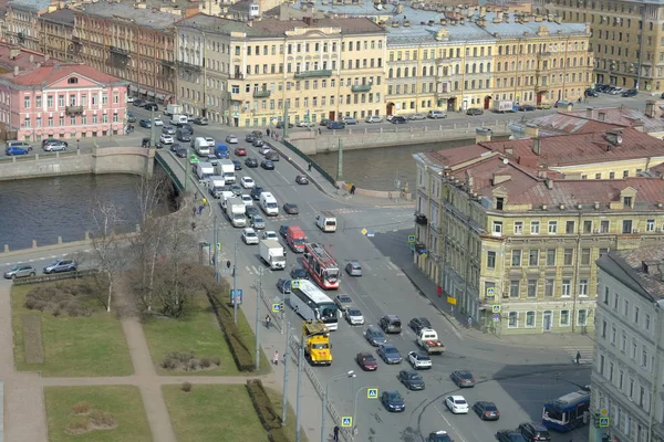 Saint-Petersburg, Rusya, 18 Nisan 2019, Rusya, Avrupa, saint-petersburg merkezipanoraması