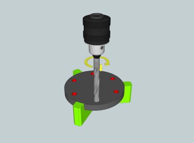 Çoklu Delik delme bir makinede işleme