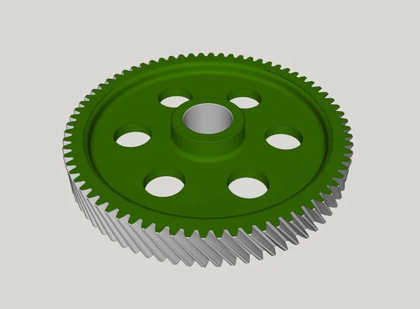 Helical Gear Gearbox — Stock Photo, Image