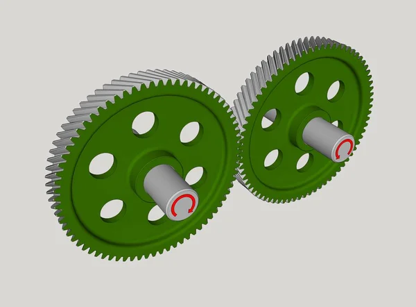 Engrenage Hélicoïdal Pour Boîte Vitesses Photos De Stock Libres De Droits