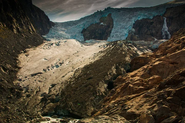 Une belle vue sur ces glaciers de masse — Photo