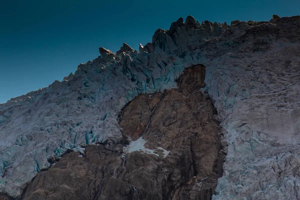Pemandangan yang indah ke gletser ini massice — Stok Foto