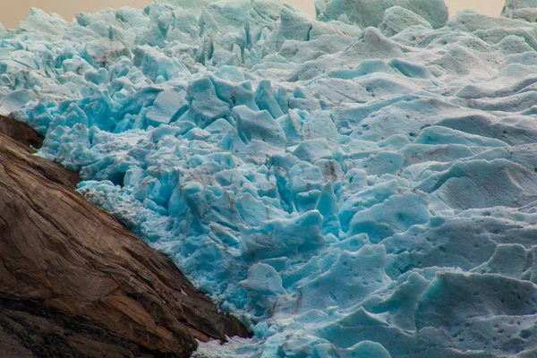 Una bella vista su questi ghiacciai del Massiccio — Foto Stock
