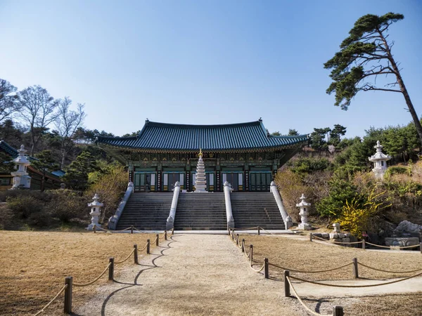 Templo Naksansa Yangyang Cidade Coreia Sul — Fotografia de Stock