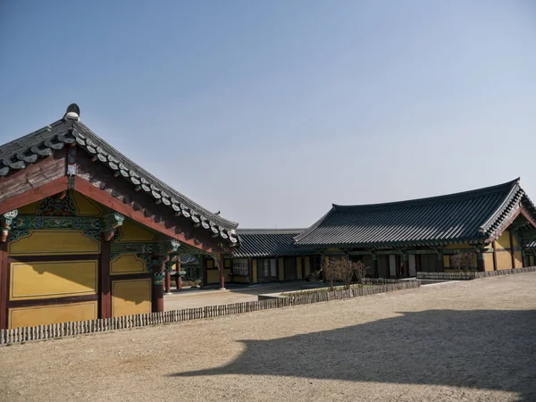 Traditionella Koreanska Hus Naksansa Tempel Yangyang City Sydkorea — Stockfoto