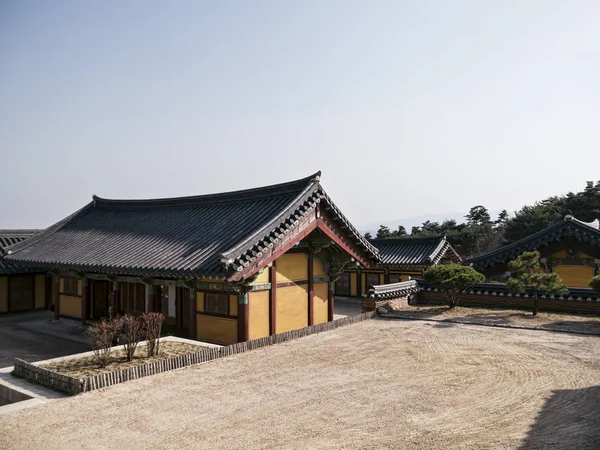 Casas Coreanas Tradicionais Naksansa Temple Yangyang City Coreia Sul — Fotografia de Stock