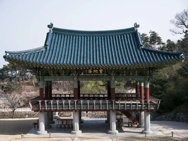 Tradizionale Porto Coreano Nel Tempio Naksansa Corea Del Sud — Foto Stock