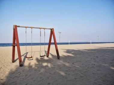 Salıncağa Yangyang beach city, Güney Kore