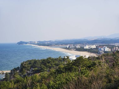 Güzel görünümünden Naksansa Tapınak, Güney Kore