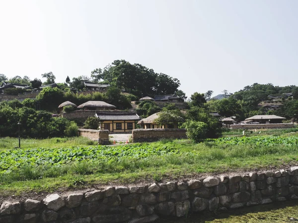Casas Asiáticas Pueblo Tradicional Corea Del Sur —  Fotos de Stock