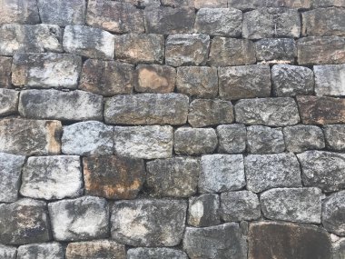 Arka plan doku olarak gri taş duvar