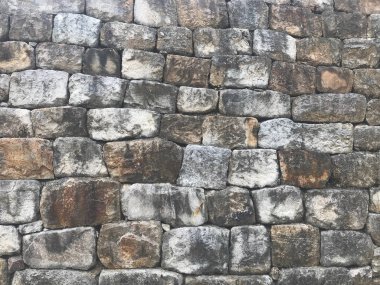 Arka plan doku olarak gri taş duvar