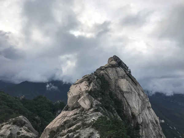 Grandes Rochas Parque Nacional Seoraksan Coreia Sul — Fotografia de Stock