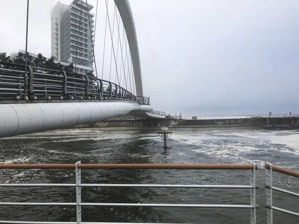 Арочный Мост Южнокорейском Городе Пхенан Пукто Моря — стоковое фото