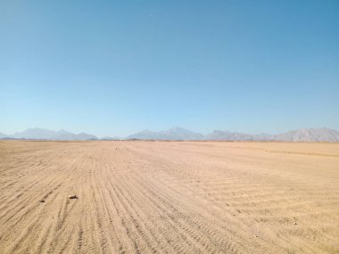 Day in the desert of Egypt clipart