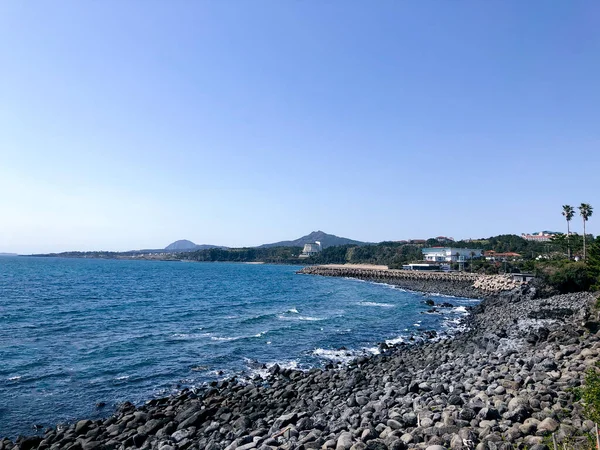 Побережье Острова Чеджу Южная Корея — стоковое фото