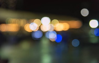 Bokeh ışık arkaplanını özetle