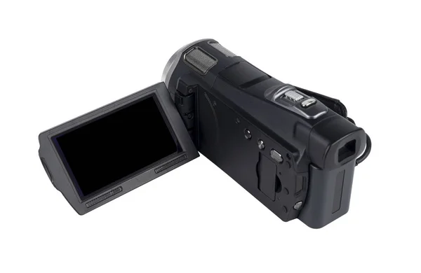 Handycam или handy cam изолированы на белом фоне. Прыжок с обрезанием — стоковое фото