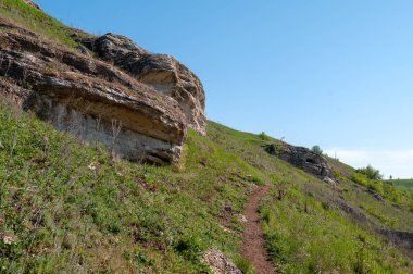 N.I. Taldykin'in arazisindeki Vorgol nehri kıyısı, Yelets bölgesi, Lipetsk Bölgesi, Rusya Federasyonu, 13 Mayıs 2018