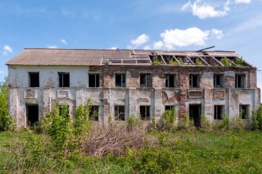 Muromtsev malikanesinin doğu kanadı, Balovnevo köyü, Dankov ilçesi, Lipetsk bölgesi, Rusya Federasyonu, 13 Mayıs 2018