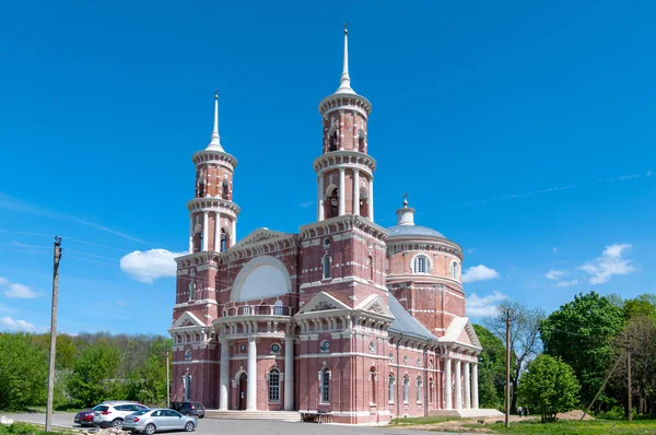 Church Vladimir Icon Mother God Balovnevo Village Dankov District Lipetsk — Stock Photo, Image