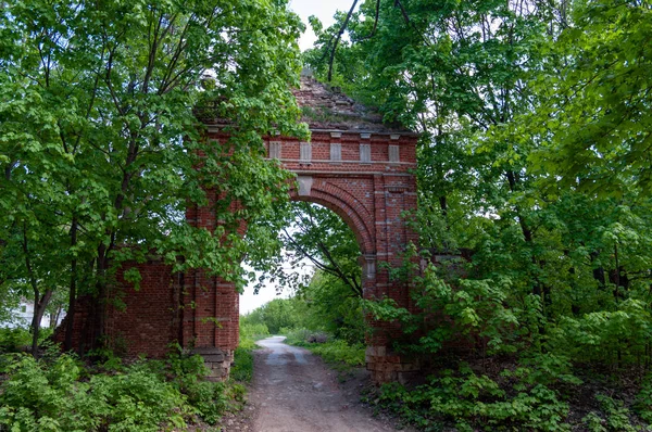 Main Gate Arch Muromtsev Estate Balovnevo Village Dankov District Lipetsk — Stockfoto