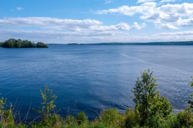 Onega Gölü Chupa Körfezi, Kondopoga, Karelia Cumhuriyeti, Rusya Federasyonu, 13 Haziran 2018