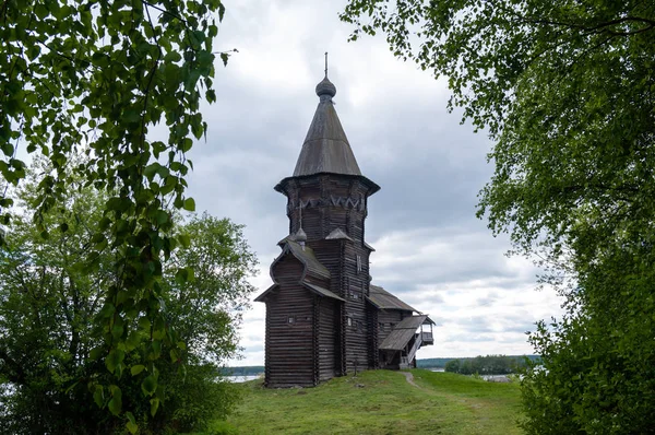 Igreja Assunção Kondopoga Carélia Federação Russa Junho 2018 — Fotografia de Stock
