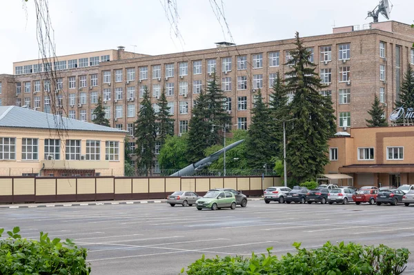 Monument Rocket Sur Territoire Construction Mécanique Npo Reutov Région Moscou — Photo