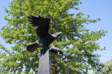 Zelenodolskaya Caddesi, Moskova, Rusya Federasyonu 'nda 1812 Vatanseverlik Savaşı' nda kazanılan zaferin 200. yıldönümü anısına 11 Temmuz 2020