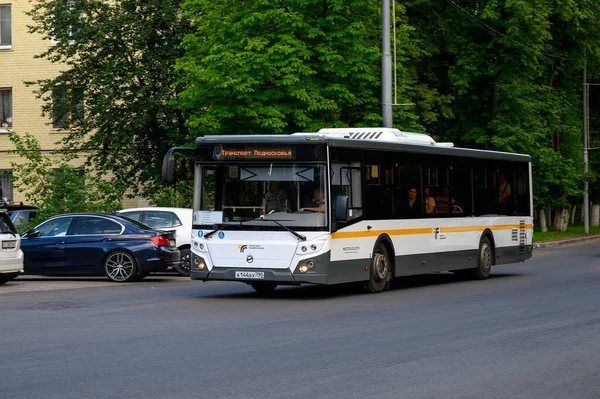 Semi Niederflur Überlandbus Liaz 5292 Der Leninstraße Reutov Gebiet Moskau — Stockfoto