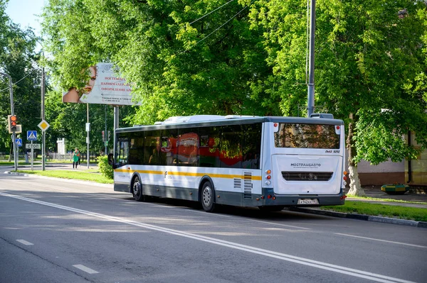 Autobús Interurbano Piso Semi Bajo Liaz 5292 Victory Street Reutov — Foto de Stock