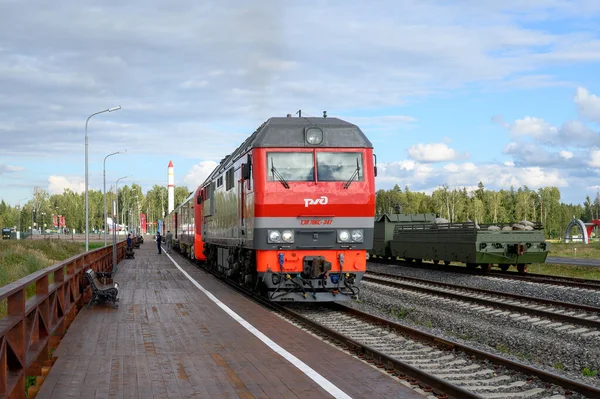 Locomotiva Diesel Passageiros Tep70Bs 347 Unidades Múltiplas Elétricas Treinam Es1P — Fotografia de Stock