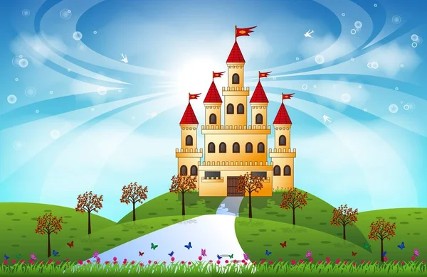 Büyük muhteşem Castle için tasarım - tam renkli