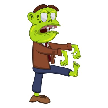 Yeşil Büyük Ürkütücü Zombi