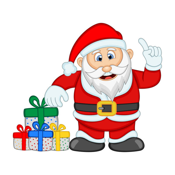 Santa Claus For Your Design Illustration