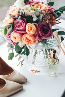 Alyans ayakkabılar bouquet