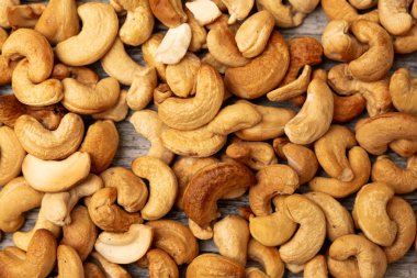  Kızarmış kaju yakın çekim