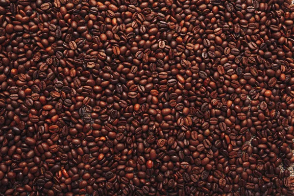 Roasted Coffee Beans Can Used Background — Stock Photo, Image