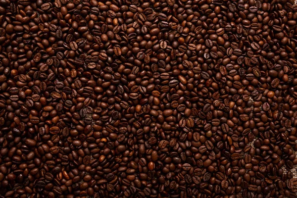 Geroosterde Koffiebonen Kan Gebruikt Worden Als Achtergrond — Stockfoto