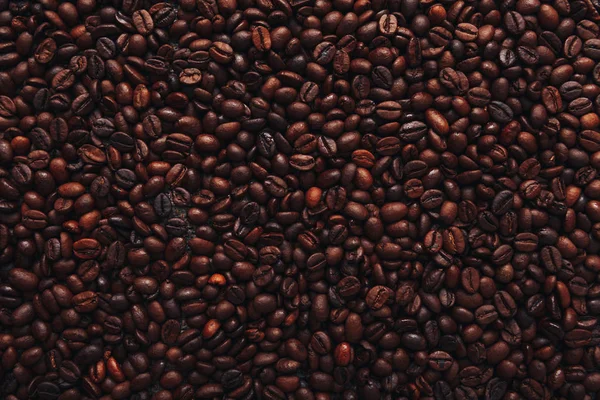 Geroosterde Koffiebonen Kan Gebruikt Worden Als Achtergrond — Stockfoto