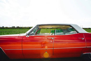 Krasnoyarsk, Rusya Federasyonu, 3 Ağustos 2018, Cadillac Deville 1968