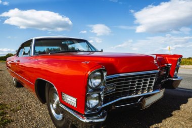Krasnoyarsk, Rusya Federasyonu, 3 Ağustos 2018, Cadillac Deville 1968
