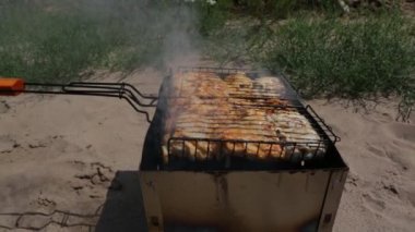 Izgara, Kızartma Taze Et, Tavuk Barbekü, Sosis, Kebap, Hamburger, sebze, Barbekü, Barbekü, deniz ürünleri. ızgara biber ve soğan. Açık havada