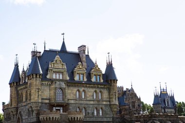 Hryaschevka, Rusya - 28 Temmuz 2019 : Hryaschevka köyündeki Garibaldi Kalesi Turizm Merkezi, Samara bölgesi, Rusya