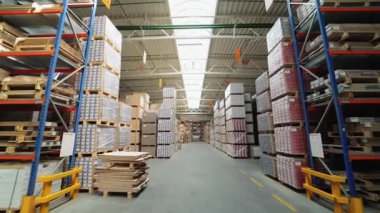 Fabrika parke pano imalatı için. Modern endüstriyel fabrika