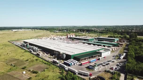 Aerial Bilder Stor Industri Komplex — Stockvideo